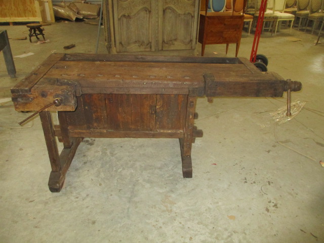 Antique deals woodworking bench