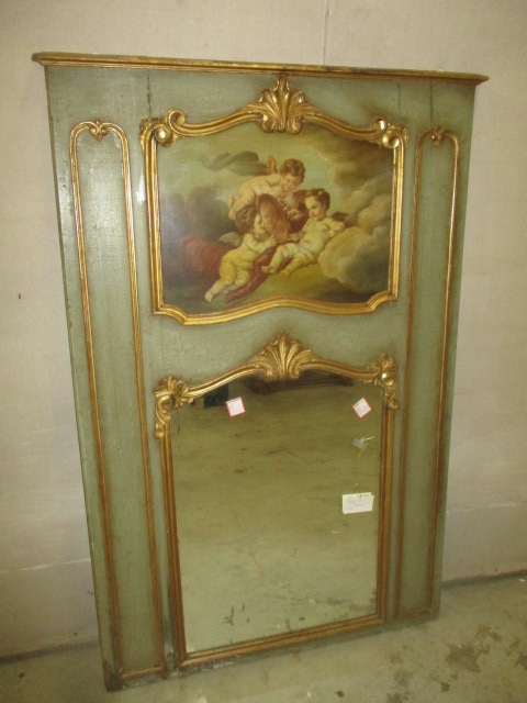 Gold Louis Philippe mirror - Aubergine Culinary Antiques & Oriental Rugs
